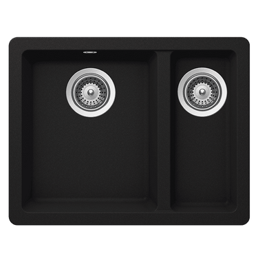 Schock Quadro One & 1/3 Bowl Onyx Kitchen & Laundry Sink