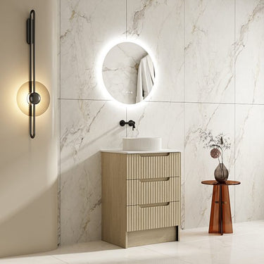 Rhea | Fluted Rhea Floor Standing Cabinet 600