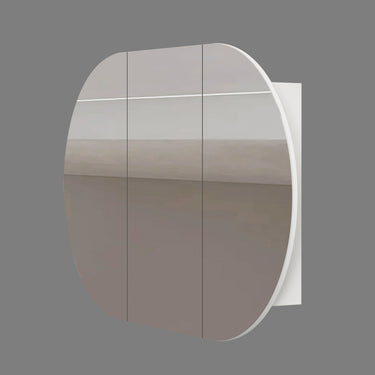 Rosy 1500 Matte White Oval Shaving Cabinet - Acqua Bathrooms