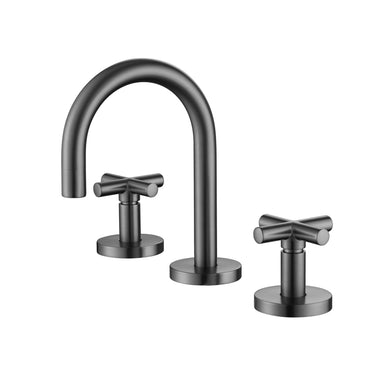 Gun Metal Ryker 1/4 Turn Basin Set