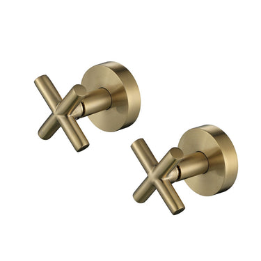 Brushed Bronze Ryker Wall Stop Assemblies 1/4 Turn