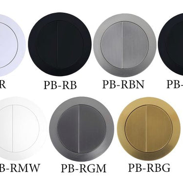 Round  Flush Button