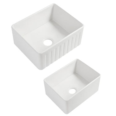 Lukka | 610mm Rocca Fine Fireclay Farm House Buttler Sink