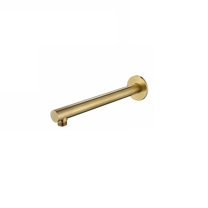 Round | Brushed Bronze Round Shower Arm 300mm