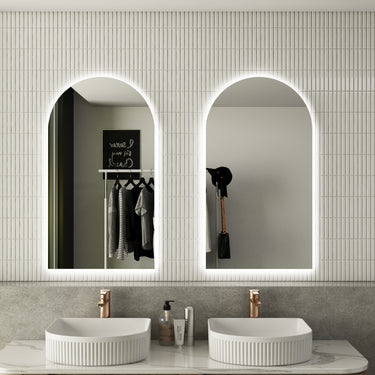 Aulic | Sienna Arch Backlit Led Mirror 500x900mm