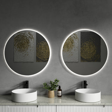 Aulic | Sienna Round Backlit Led Mirror 700x700mm