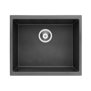 Quartz 543x457x250mm Top/Undermount Kitchen Sink