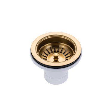Brushed Gold 600 x 450 x 230mm Kitchen Sink - Acqua Bathrooms