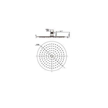 Stainless Steel | Chrome Round Shower Head 300mm