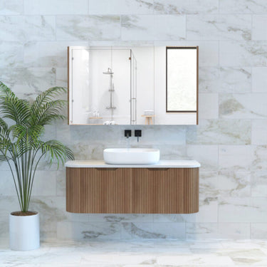 ABS | 1200mm Single/Double Bowl Bergen Soild Timber Fluted