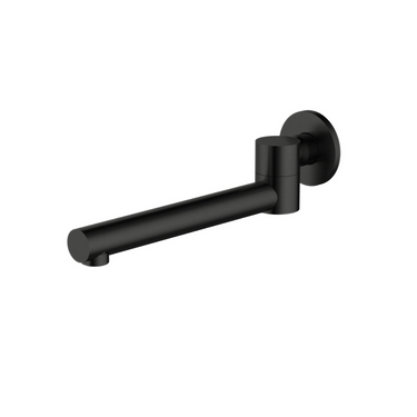 Star Matt Black Swivel Bath Spout