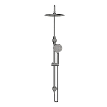Star Luxury | Gun Metal Shower Column Set and Top Inlet with 250mm Brass Shower Head