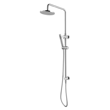Star | Chrome Shower Column Set and Top Inlet with 200mm Brass Shower Head