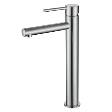 Star Mini | Brushed Chrome Tall Basin Mixer Tap