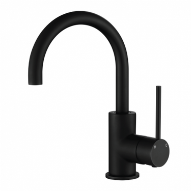 Star Mini | Matt Black Basin/Kitchen Mixer Tap