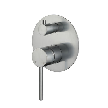 Star Mini | Brushed Chrome Diverter Shower Mixer