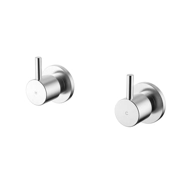 Star Mini | Brushed Chrome Wall Top Assemblies