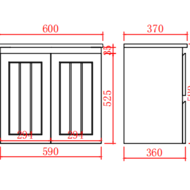 CETO | Acacia Matte White or Matte Black Ensuite Vanity