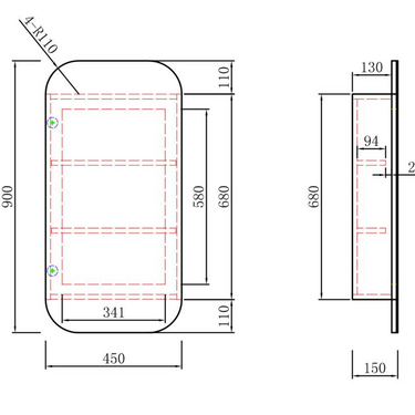 Aulic | Carita Vienna Shaving Cabinet