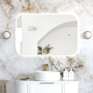 Newport LED 900x600mm Frameless Mirror Horizontal or Vertical