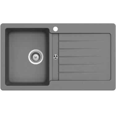 Schock Typos Single Bowl with Drainer Croma Kitchen & Laundry Sink