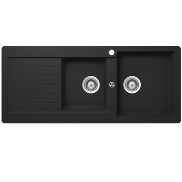 Abey | Schock Typos 1 & 3/4 Bowl Onyx  Kitchen & Laundry Sink