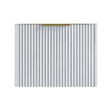 Thena 750 Matte White Fluted Wall Hung Vanity - Acqua Bathrooms