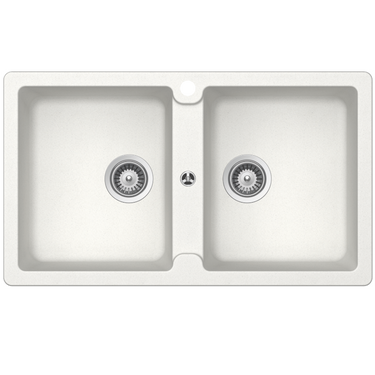 Schock Typos Double Bowl 1TH Alpina Kitchen & Laundry Sink