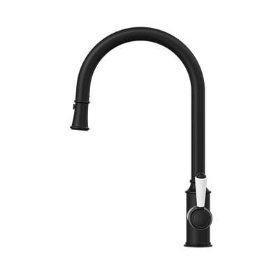 Linsol | Vintage Tommy Pull Down Sink Kitchen / Laundry Mixer - Black