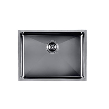 Brushed Black 600 x 450 x 230mm Kitchen Sink - Acqua Bathrooms