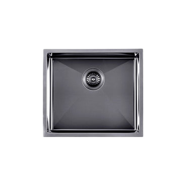 Brushed Black 510 x 450 x 230mm Kitchen Sink - Acqua Bathrooms