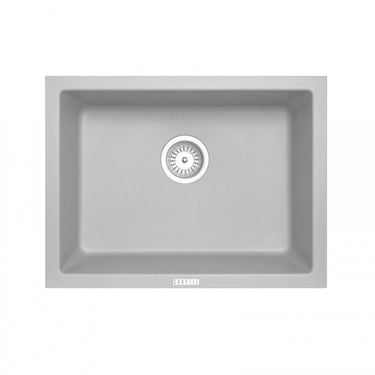 Carysil | 610 Big Bowl Grey Granite Kitchen Sink - Acqua Bathrooms