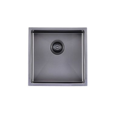Brushed Black 440 x 440 x 205mm Kitchen Sink - Acqua Bathrooms