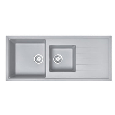 Carysil | 1160 Vivladi Grey Granite Kitchen Sink - Acqua Bathrooms