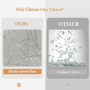 Indulge | Oval Touchless Back-Lit Matte Black LED Mirror - Three Light Temperatures - Acqua Bathrooms