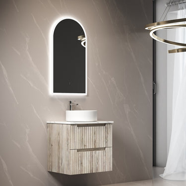 Tuscana | Fluted Wall Hung Vanity 600mm