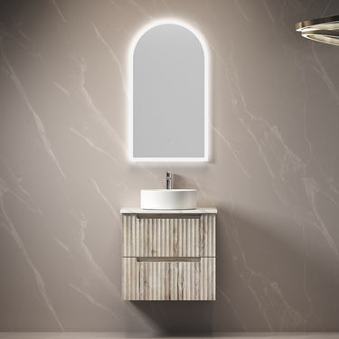 Tuscana | Fluted Wall Hung Vanity 600mm