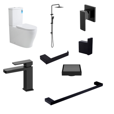 Nero | Matte Black Nickel Bathroom Package