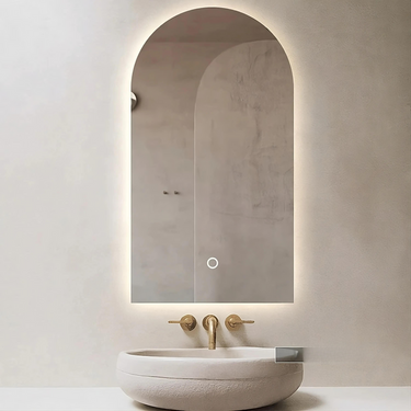 Arched | 600 x 900 mm LED Mirror Three colour option 3000K / 4000K / 6000K