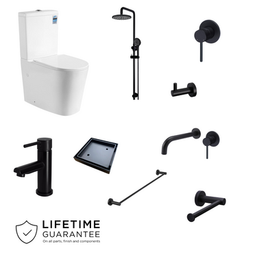 Meir | Matte Black Bathroom Package