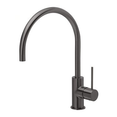 Vivid Slimline Brushed Carbon Sink Mixer 160mm/220mm Gooseneck