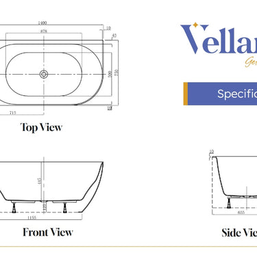 Polino | 1400 Left Hand Corner Lucite Freestanding Bath Gloss White