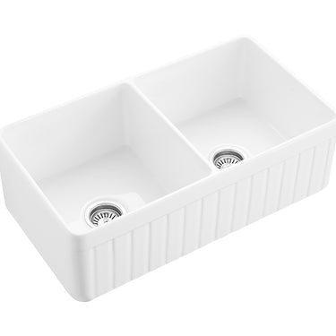 CETO | 838x 457mm Greenwich Fireclay Farmhouse Sink