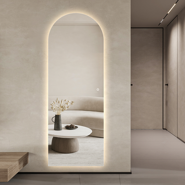 Arched | 600 x 1650mm LED Mirror Three colour option 3000K / 4000K / 6000K
