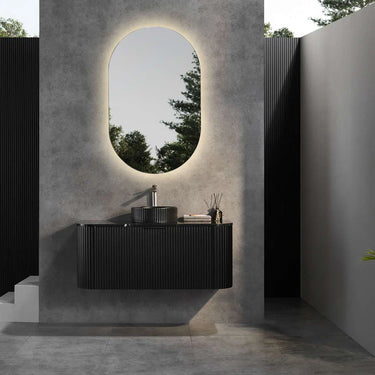 CETO | Avalon Matte Black 1200 Single Bowl Wall-hung PVC Cabinet