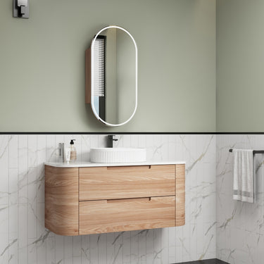 Aulic Diamond Collection | Briony Wall Hung Vanity 1200mm