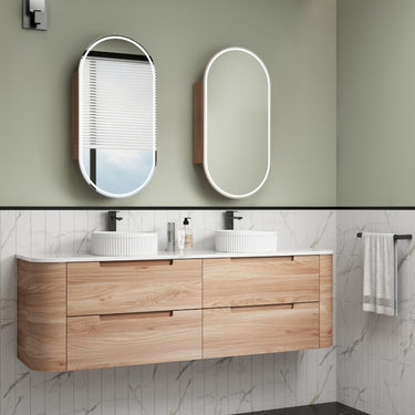 Aulic Diamond Collection | Briony Wall Hung Vanity 1800mm
