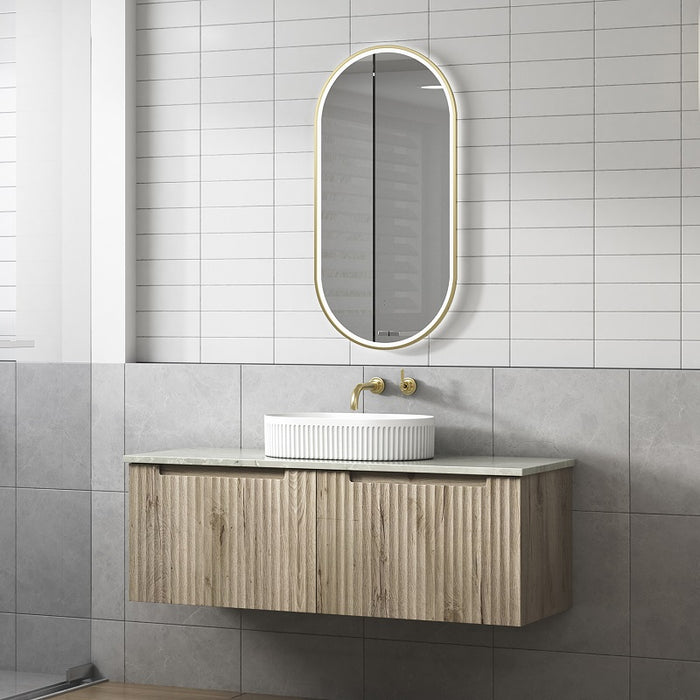 Calder | Fluted Wall Hung Vanity 1200mm