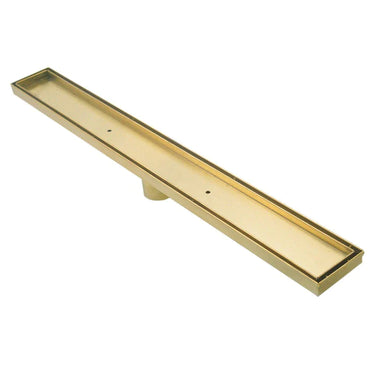 900 mm | Brushed Gold DIY Tile Insert Stainless steel 304 Smart Linear Floor Waste Drain