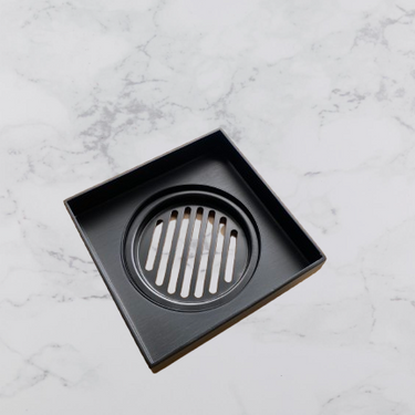 100 mm | Black Tile Insert Floor Waste